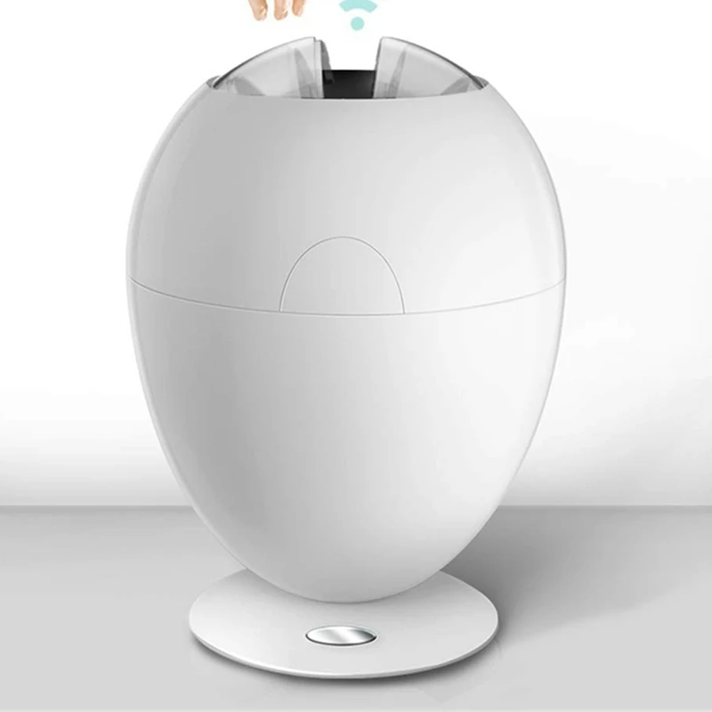 Nordic Creative Intelligent Induction Simple Trash Can Home Living Room Automatic Electric Pedal-Free Ins Wind Trash Can