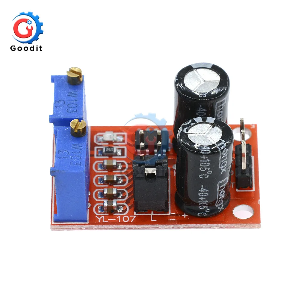NE555 Pulse Frequency Duty Cycle Adjustable Module Square Wave Signal Generator Stepping Motor Driver LED Indicator Module