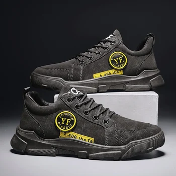 

2020 autumn fashion short boots men's British low-top lace-up big toe flat sole shoes retro wild men's leather shoes size 39-44