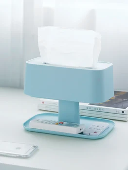 

Tissue Box Paper Rack Office Table Accessories Storage Box Facial Case Holder Napkin Elegant Tray for Home Hotel Car Organizer