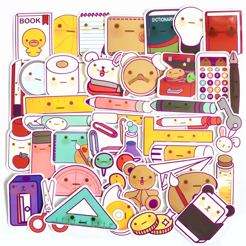 41 шт. милый мультфильм наклейки игрушки для детей &quotсделай сам&quot Скрапбукинг