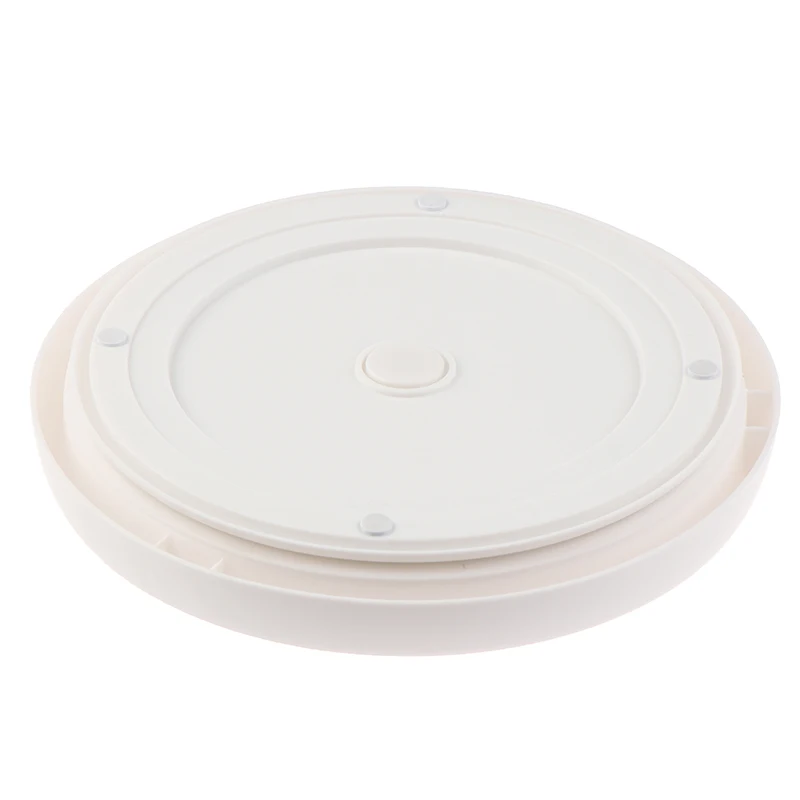 Non-Slip Rotating Storage Tray Fruit Snack Dried Storage Plate Multifunctional Plastic Desktop Organizer For Kitchen Bathroom