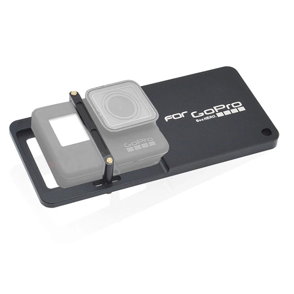 Action Camera Gimbal Adapter Mount Plate For DJI OSMO Mobile Smooth4 Stabilizer For GoPro HERO 7 6 AKASO E