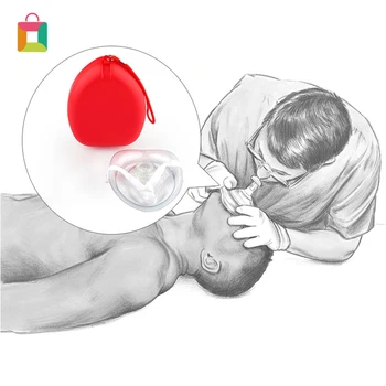 

CPR Mask Professional First Aid CPR Breathing Mask Protect Rescuers Valve Tools Cozy