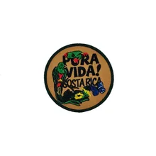 Лягушка Вышивка Патчи Производитель DIY железа на значок для одежды может сделать индивидуальный дизайн