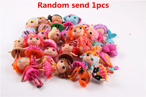 Новинка, 5 шт./партия, 3 дюйма, оригинальные MGA куклы Lalaloopsy, 8 см, Мини-куклы для девочек, игрушки для игр