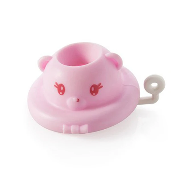 1PC Wholesale Splash Shower Bathroom Faucet Shower Head Nozzle Faucet Kitchen Tap Water Saving Device Cartoon faucet filter Pink