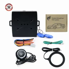 Alarma de coche para coche, botón de inicio y parada Starline, bloqueo RFID, interruptor de encendido, sistema de entrada sin llave, sistema antirrobo de arranque