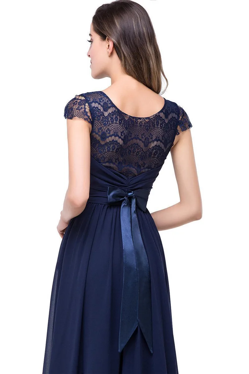 Vestido de Festa Casamento Сексуальное Прозрачное Шифоновое Кружевное Платье С Открытой Спиной Для Свадебной Вечеринки Для Подружки Невесты