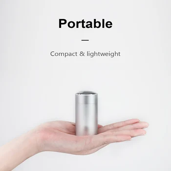 

Portable Mini Shaver Electric Razor USB Rechargeable Beard Trimmer Aluminum Alloy Beard Shaving Tool for Men Daily Travel Use