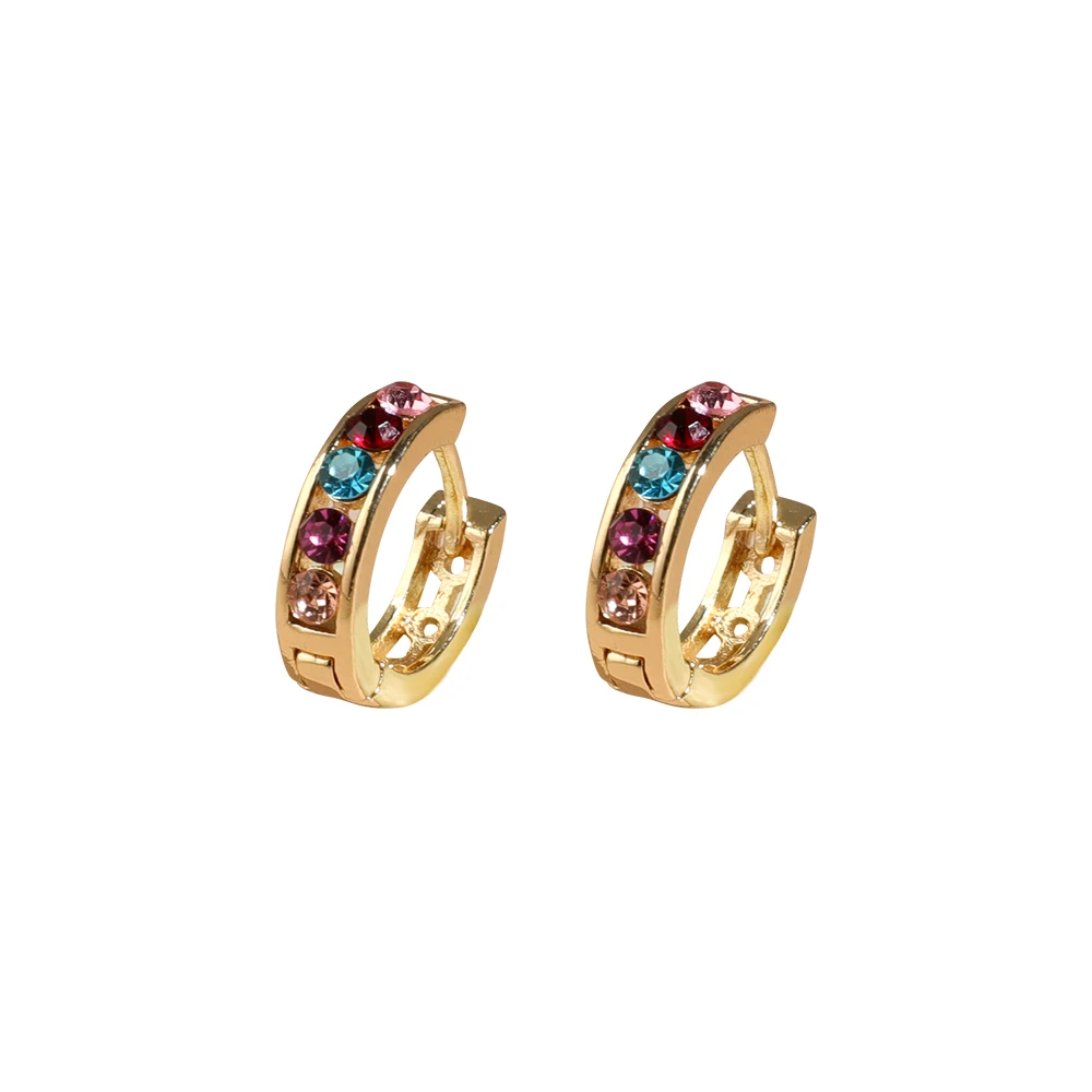 Модные золотистые серьги-кольца с искусственным жемчугом для женщин, трендовые круглые серьги в стиле бохо для пирсинга - Metal Color: 12