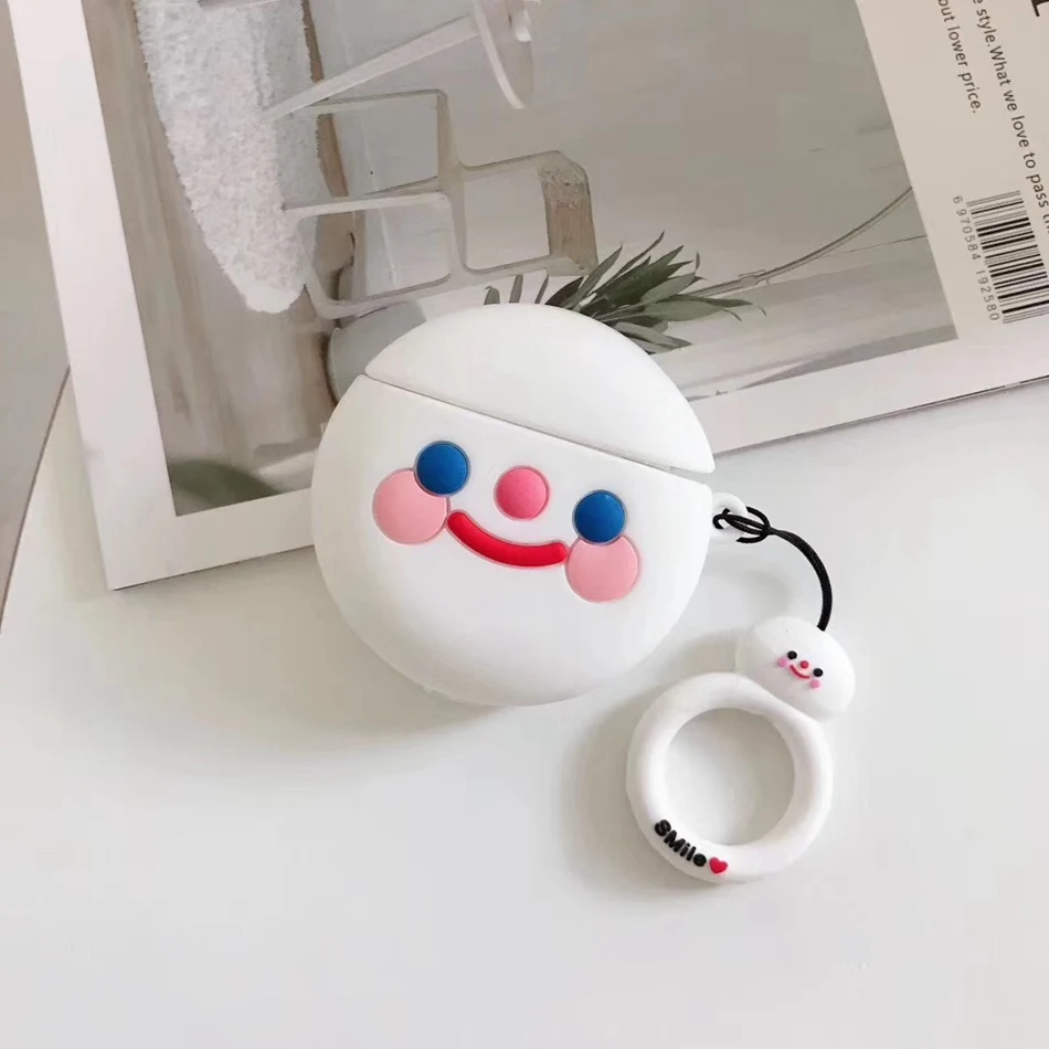 383B Милый кактус силиконовый чехол для наушников для Apple Airpods чехол Bluetooth наушники защитный чехол для Airpods 2 Чехол Для Air pods - Цвет: 383B