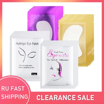 

300/500pairs Eyelash Under Eye Pads Eyelash Extensions Paper Patches Grafted Eye Stickers Tips Wraps Makeup Tools Fast Shipping