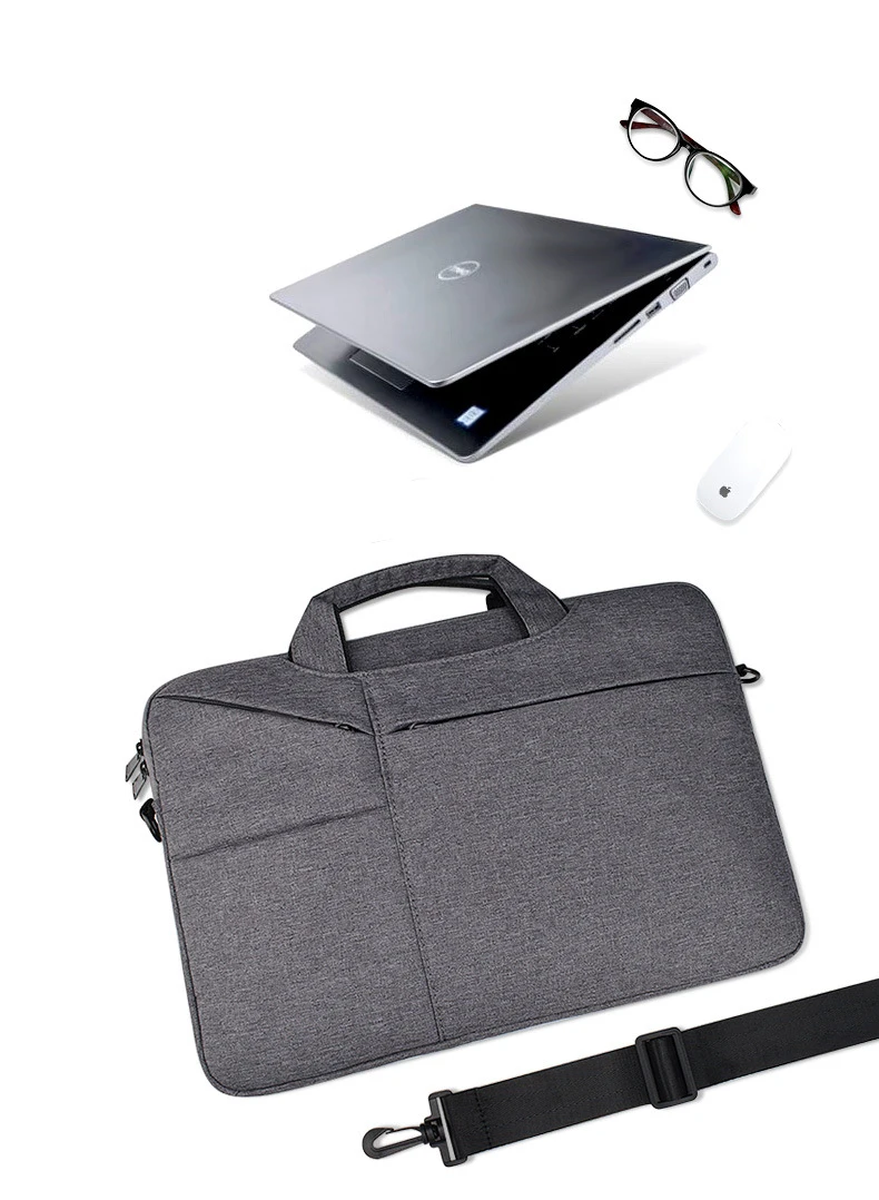 Сумка через плечо чехол для ноутбука 13 14 15,4 15,6 чехол для lenovo Dell hp Asus acer MacBook Air Pro 13,3