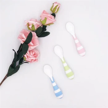 

Flatware Cutlery Colher Spoon Plastic With Box Baby Utensils Baby Spoons Set Feeding Dishes Tableware For Children