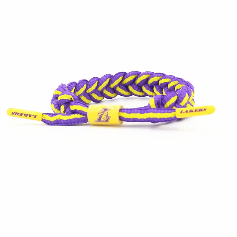 12pcs high quality cotton size adjustable wristband basketball sports bracelet shoelace bangle as irving fans gift