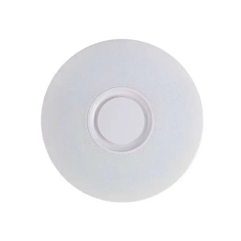 60W Rgb Flush Mount Round Starlight Music Led Ceiling Light Lamp With Bluetooth Speaker, Dimmable Color Changing Light Fixture W