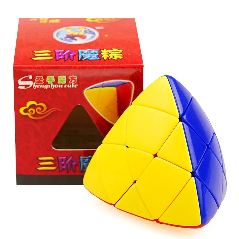 Shengshou Mastermorphix 3x3 Rice Dumpling Cube Stickerless Magic Cubes Puzzle Toy Educational Cubo magico Toys qy toy mofangge tori cube void magic puzzles hollow turntable stable structure logic magico cubos stickerless educational game