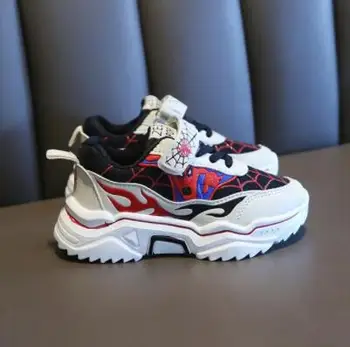

Toddler Sneakers Spiderman Shoes Kids Trainers Fashion Cartoon Girls Sport Shoes Spring Autumn Children Mesh Shoes For Boys
