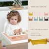 Newborn Accessories Feeding Soft Silicone Dining Plate Placemat Waterproof Heat Insulation Kitchen Gadget Table Mat Tableware 5