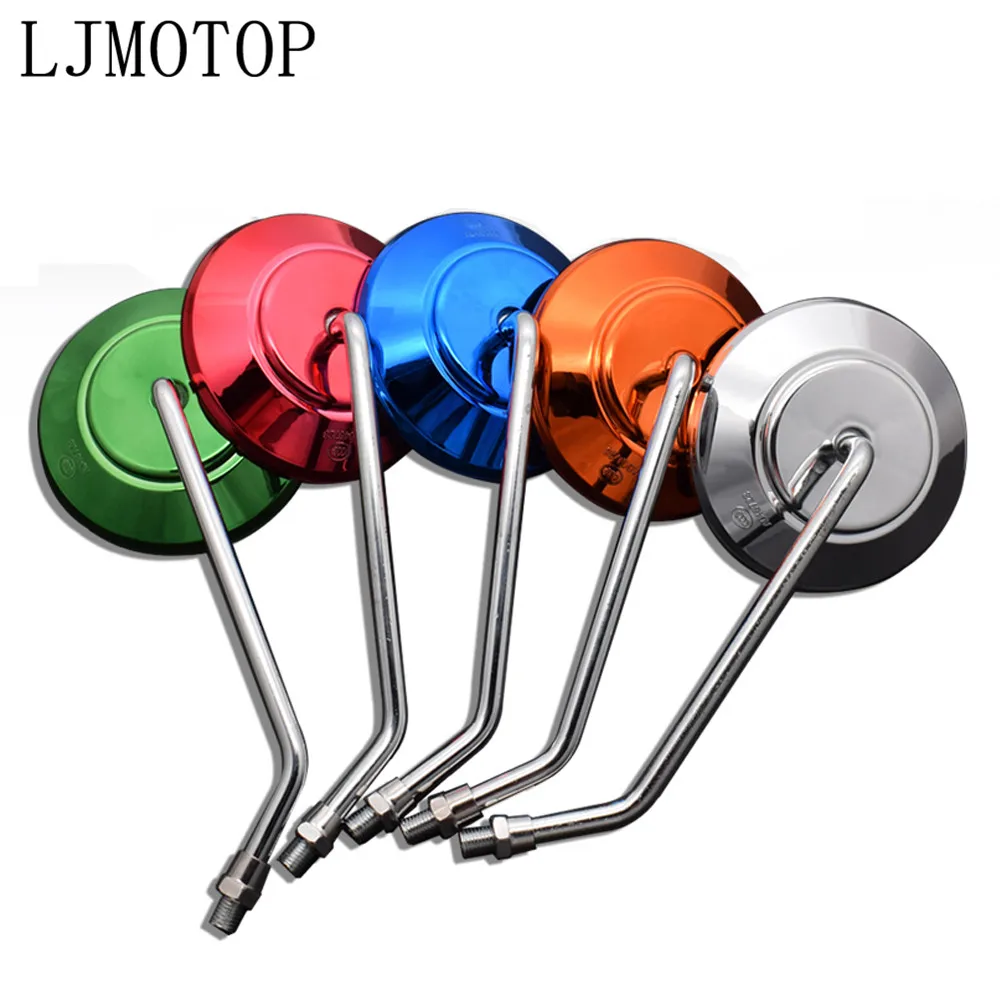 Motorcycle New Back View Mirror Electric Bicycle Rearview Mirrors Moped Side Mirror 8mm Round For Honda CBR 300F 300FA 500 R F X