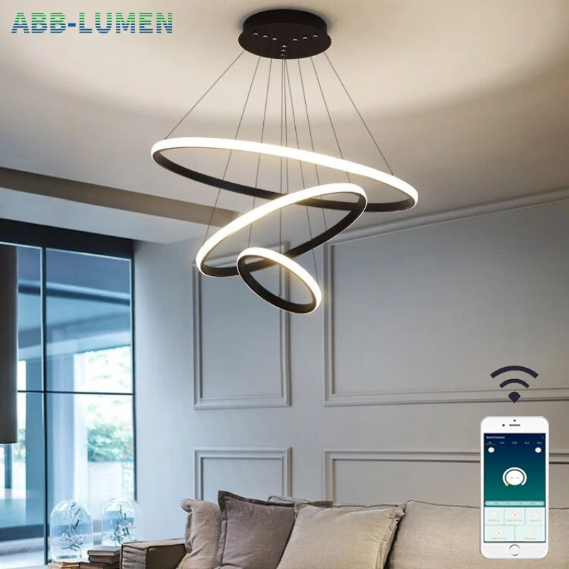 Светодиодные подвесные светильники современные лампы для гостиной украшения