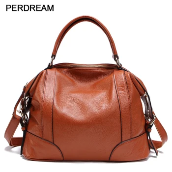 

New simple and versatile large-capacity leather handbag leather commuter ladies shoulder diagonal bag