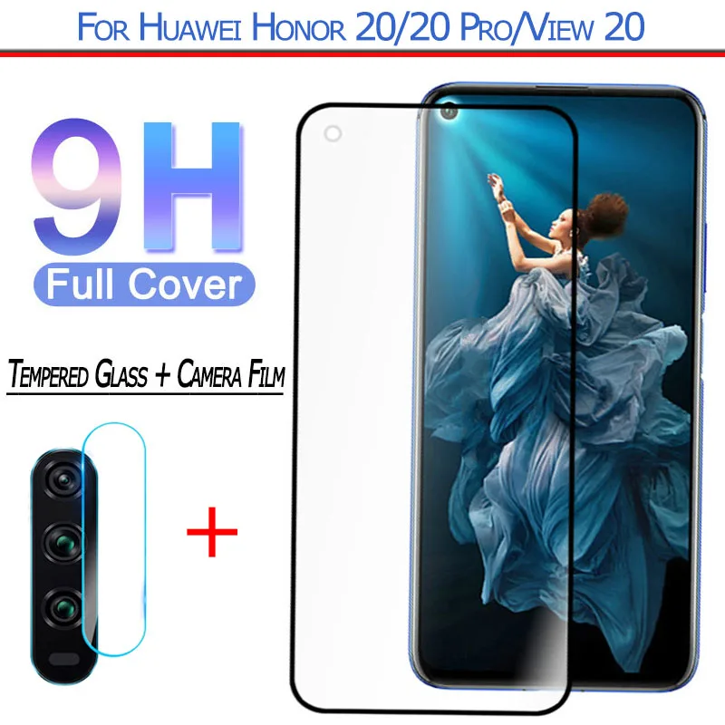 2 в 1 защита экрана Huawei Honor 20 Pro View защитное стекло на защитная пленка хуавей хонор