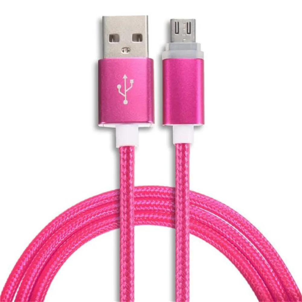 1 м синхронизация микро USB для Xiaomi Плетеный Usb кабель для huawei Быстрая зарядка для samsung для Android мобильного телефона