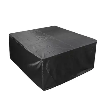 

Outdoor Garden Furniture Rain Cover 210T Polyester Waterproof Sofa Protection Set Garden Patio Rain Snow Dustproof Black
