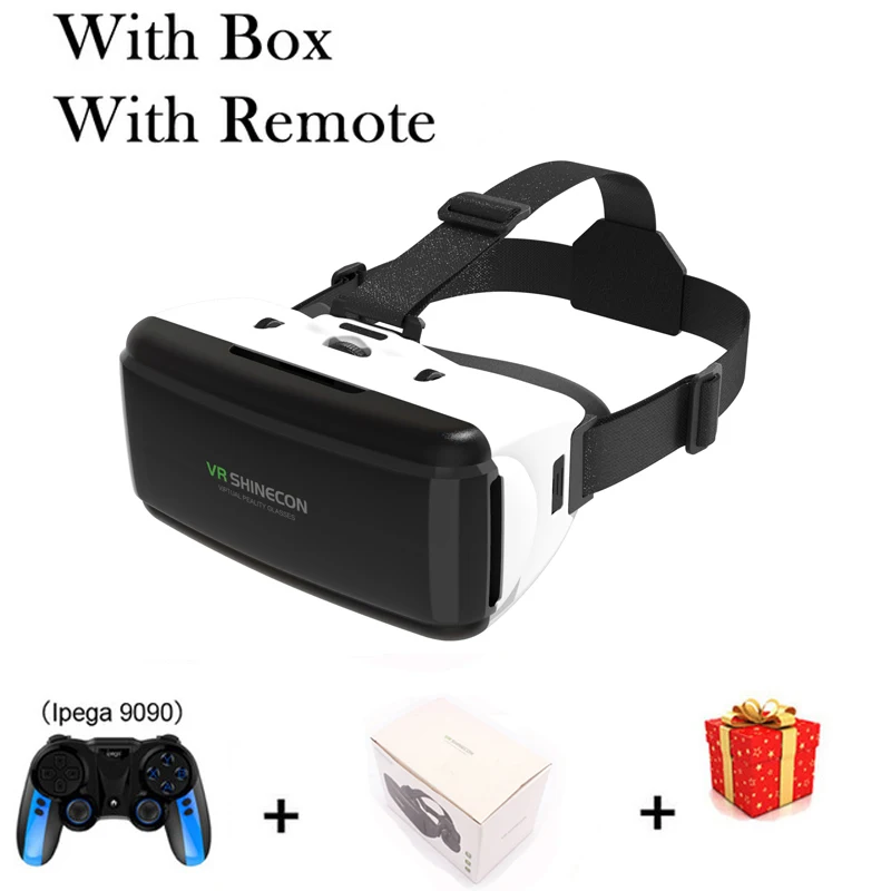 VR Shinecon Viar Virtual Reality Glasses 3D For iPhone Android Smart Phone Smartphone Headset Helmet Goggles Casque Video Game 