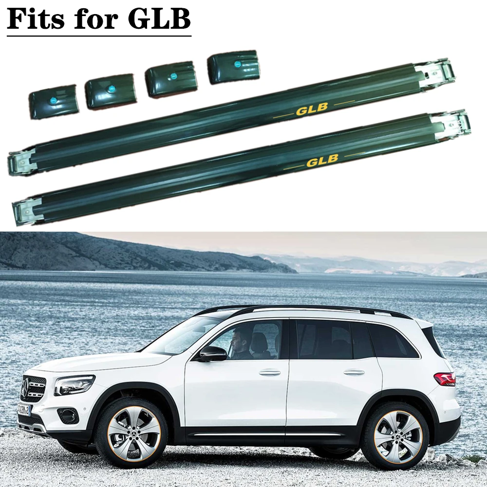 2Pcs Lockable Crossbars Cross bars Roof Rail Rack Baggage Luggage Cargo