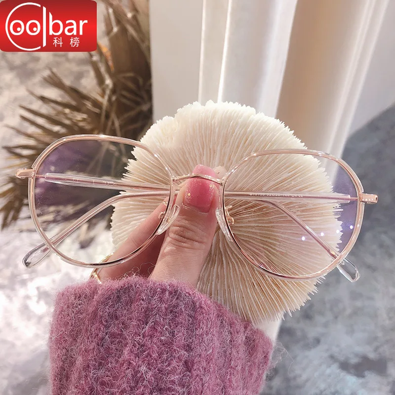 

Anti-radiation and blue light myopia glasses computer eye protection flat eye net red glasses frame