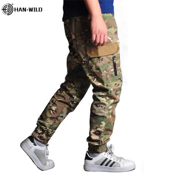 

Tactical Camouflage Pants Military Casual Combat Cargo Pant Water Repellent Ripstop Men's Trousers 9-point Hiking Pants