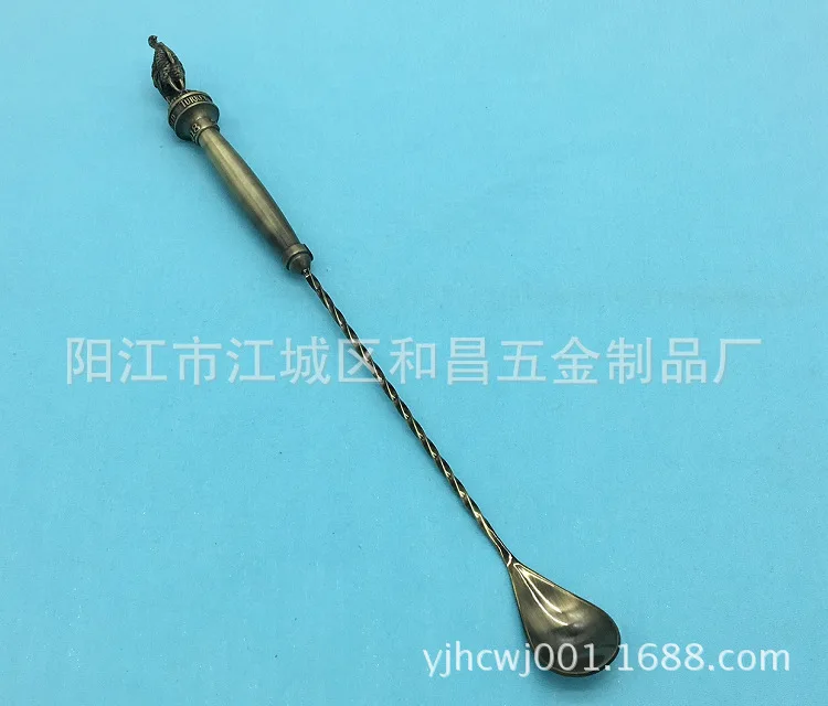 Нержавеющая сталь Swizzle Stick плоский Swizzle Stick золотая нить Swizzle Stick Золотой мешалка инструмент для барменов