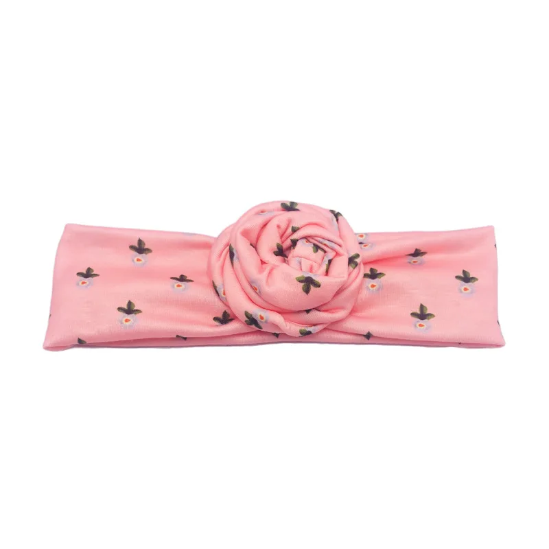 Infant Baby Round Knot bows Headband Cotton Donuts Turban Headband Baby Girls Hair Bow Headbands Children Headdress 30pcs/lot