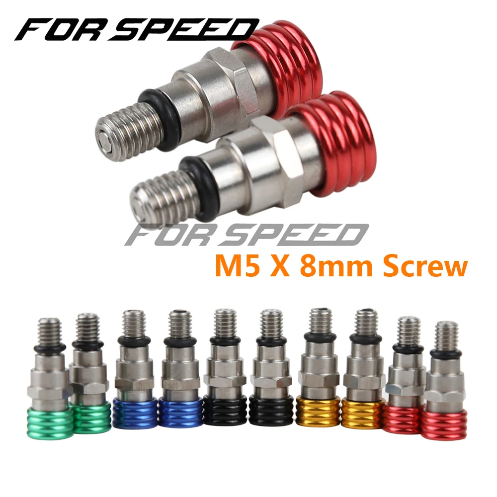 Пневматический клапан для мотокросса рельефный вилки M5 * 0 8 мм YZ YZF YZ85 YZ125 YZ250 YZ250F