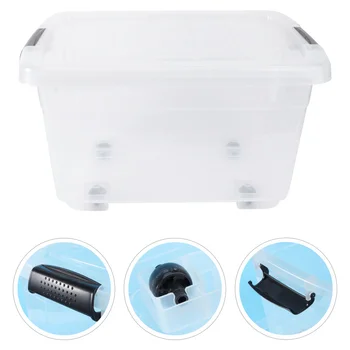 

2Pcs Sundries Storage Box Stack and Pull Storage Box Cloths Container for Closet