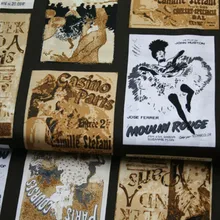 Половина метра мультфильм письмо Человек печати хлопок ткань для ручной работы DIY лоскутное T952