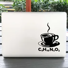 Кофеин молекулярная формула наклейка для ноутбука Macbook Decal Pro Air retina 11 12 13 14 15 дюймов Mac Book кожи наклейка для ноутбука