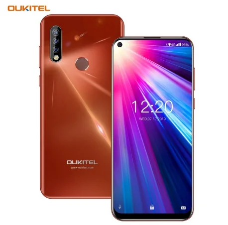 4G Смартфон Телефон хост OUKITEL C17 Android 9,0 мобильный 6,35 ''Лицо ID отпечаток пальца Восьмиядерный 3+ 16 Гб 3900 мАч Тройная камера MT6763 - Цвет: Magic Red