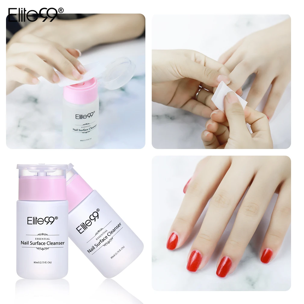 

Elite99 Nail Surface Cleanser For Remove Excess Gel Enhance Shine Sticky Remover UV Gel Nail Polish Sticky Remover Nail Art Tool