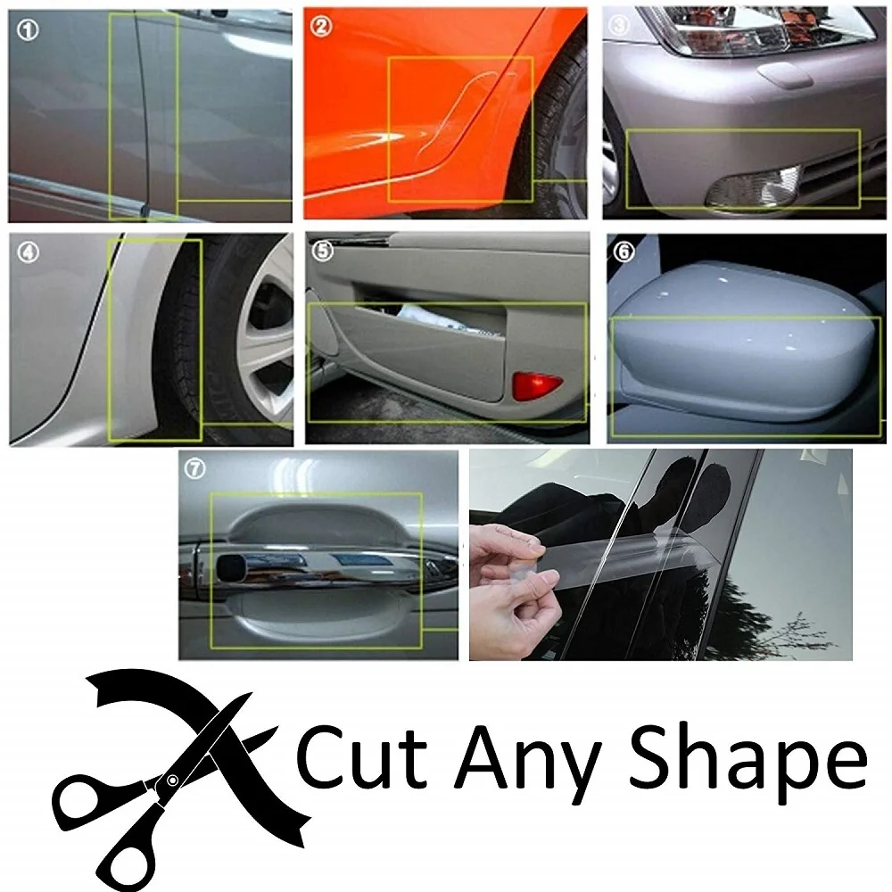 Scratch Prevention Film PVC Car Bumper paint surface Scratch Prevention