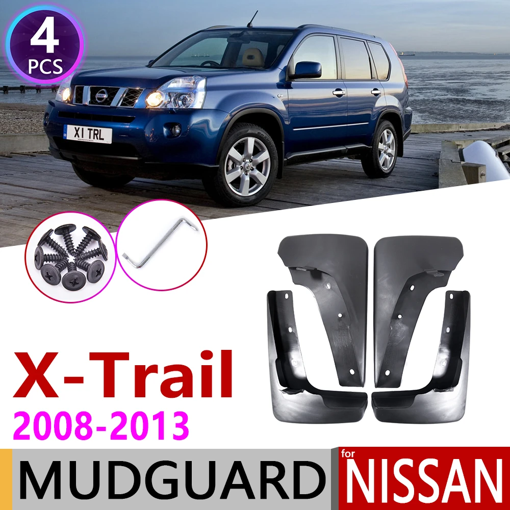 Guardabarros para Nissan x trail 2008 ~ 2013 T31, accesorios para salpicaduras, 2009, 2010, 2011, 2012 Trail XTrail|Pegatinas - AliExpress