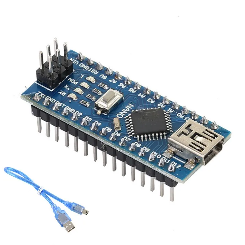 Более продвинутый мини USB Nano V3.0 ATmega328P CH340 микроконтроллер Плата USB кабель микроконтроллер - Цвет: 2