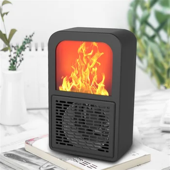 

Home Room Energy Saving Warmer Electric Heater Bathroom Quick Heating Flame Fan Heater Portable Small Heaters