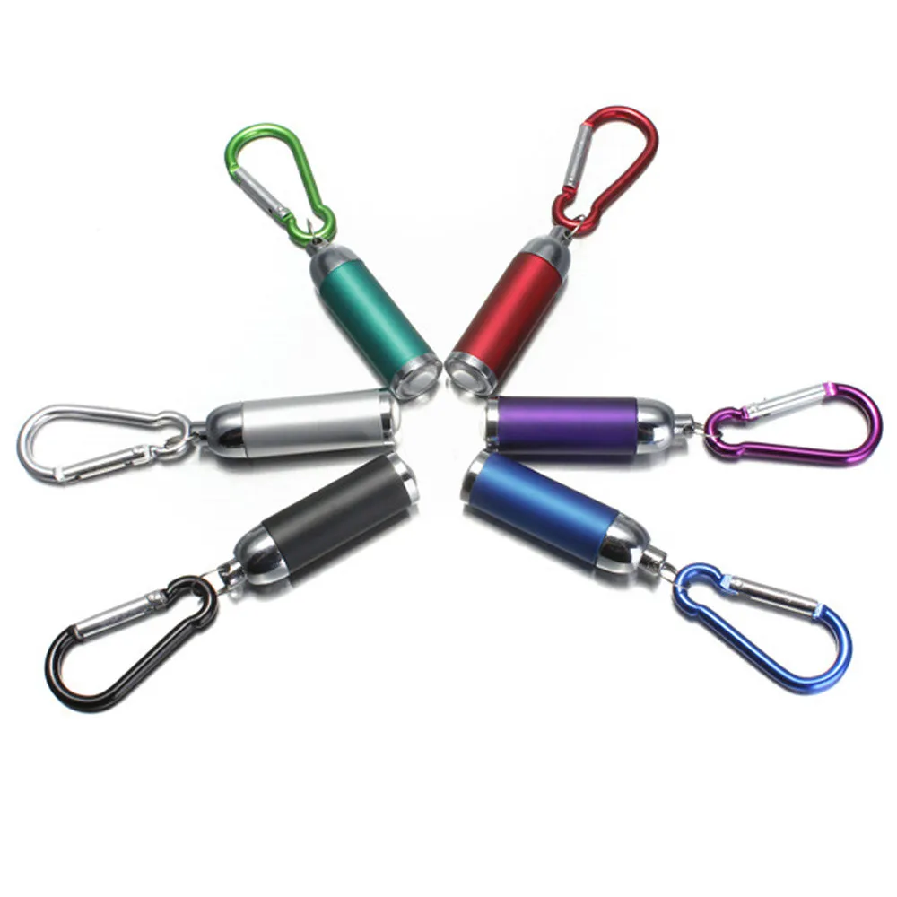 

skywolfeye 1pc Ultra Bright Mini LED Camping Flashlight Torch Keyring Portable creative Key Chains Ring Gift For Women 9.12