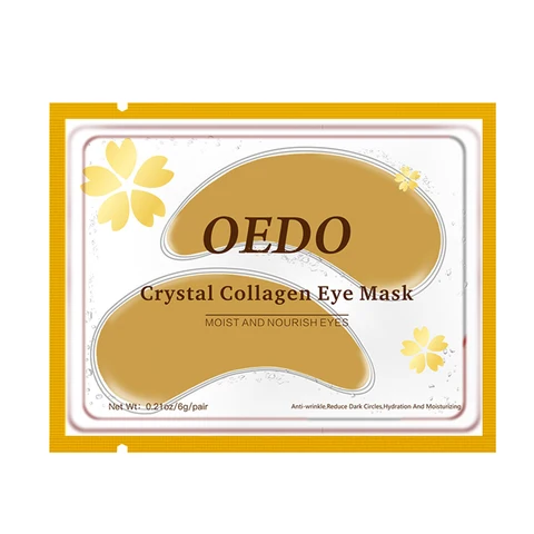 Pair Crystal Collagen Eye Mask Anti-Aging Dark Circles Acne Moisturizing Beauty Patches for Anti-Puffiness Eye Skin Care