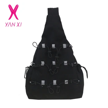 

YANXI Large Capacity Function Style Couple Crossbody Bag Original Design Fashion Men's Shoulder Bags Classic Style Chest Pack