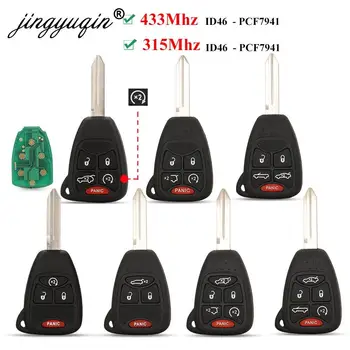 10pcs chiave dell'automobile a distanza 315/433Mhz ID46 per Chrysler/JEEP/DODG 300 200 Aspen Sebring Commander CE0888 OHT692713AA OHT692427AA